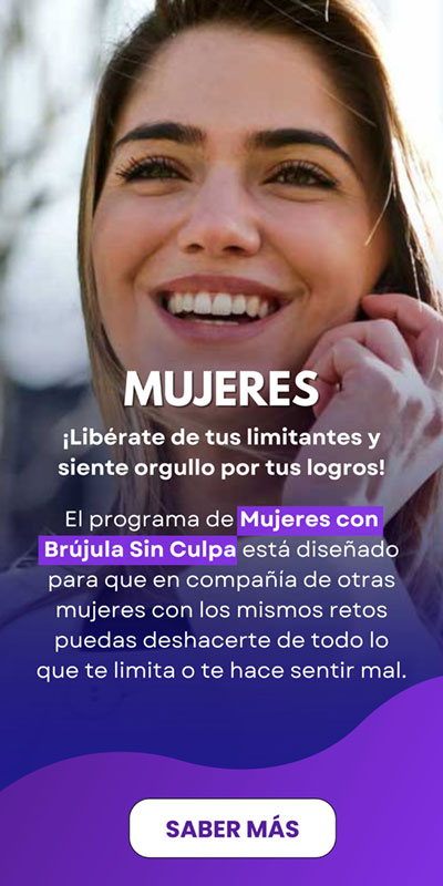 Banner Mujer con brújula sin culpa